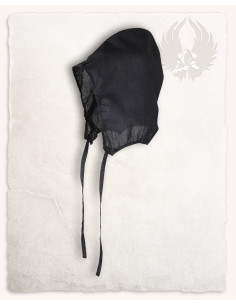 Crespina preta de algodão modelo Jasper