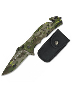 Canivete de camuflagem verde Albainox FOS