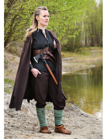 Blusa Viking sem mangas modelo Levke,...