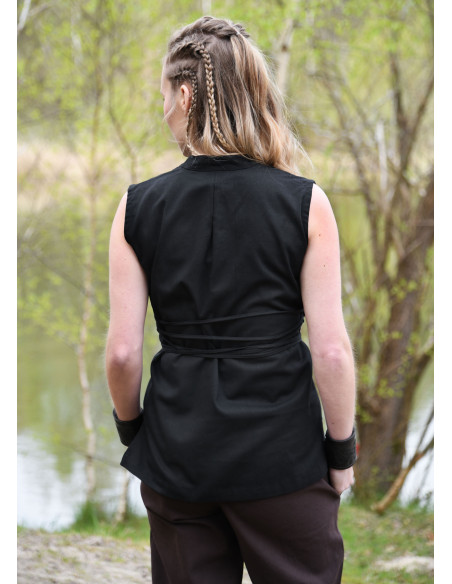 Blusa Viking sem mangas modelo Levke,...