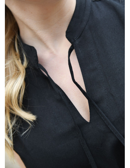 Blusa Viking sem mangas modelo Levke,...