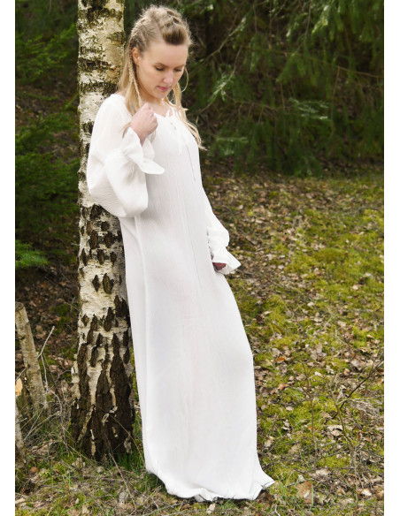 Túnica interior medieval leve efeito...