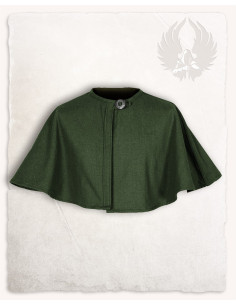 Capa de lona medieval modelo Bron, verde