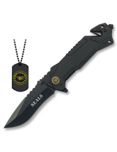 Faca de resgate SEALS com placa