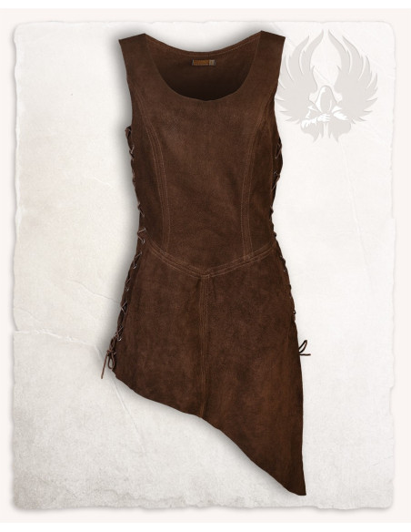 Tabardo de arqueiro em camurça...