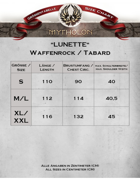 Tabardo de arqueiro em camurça...