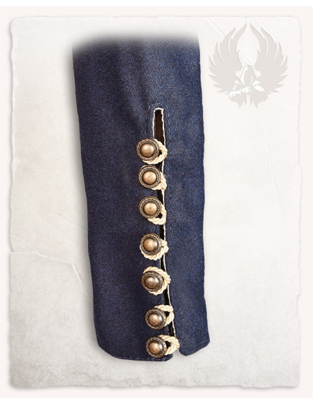 Túnica de lã azul Viking modelo Rafael