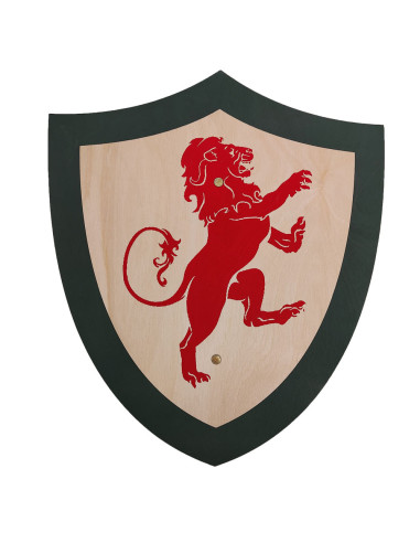 Escudo de leão vermelho para crianças