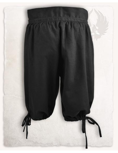 Calça pirata Tilly em algodão, preta