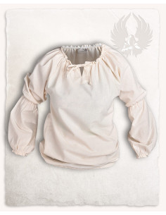 Blusa medieval creme modelo Kara