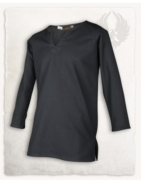 Túnica Viking modelo Tronde, cor preta