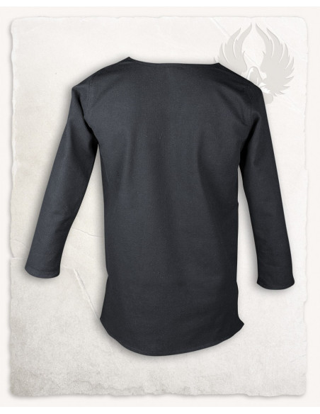 Túnica Viking modelo Tronde, cor preta