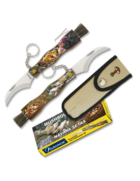 Chaveiro faca para cogumelos com...