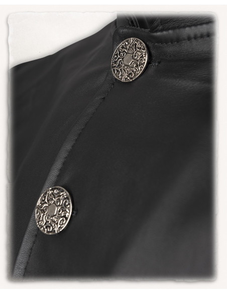 Colete pirata de couro modelo Tilly,...