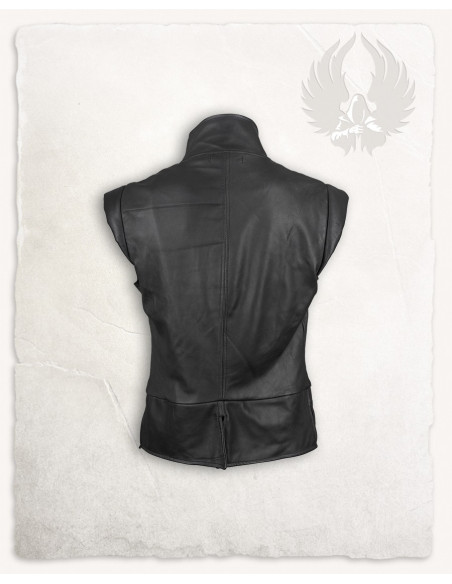 Colete pirata de couro modelo Tilly,...