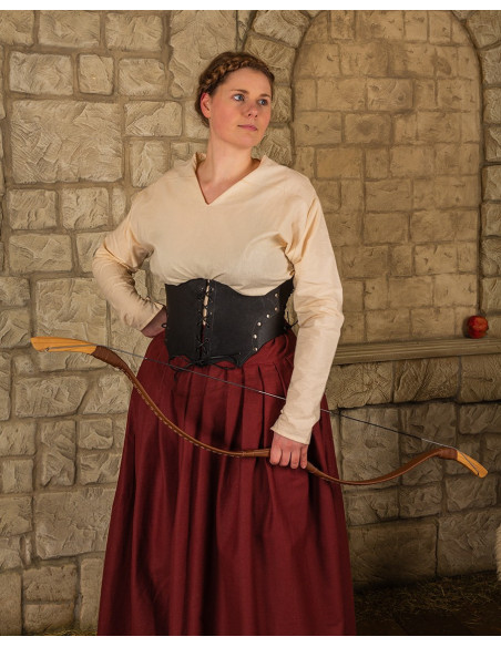 Saia medieval de algodão modelo Anna,...