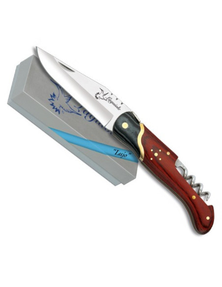 Faca Laguiole com saca-rolhas