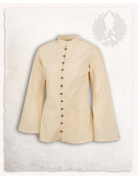 Blusa medieval leve modelo Kassandra,...