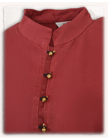 Blusa pirata modelo Kassandra, cor bordô