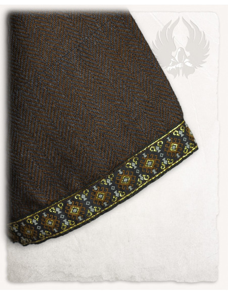 Túnica medieval padrão espinha de...