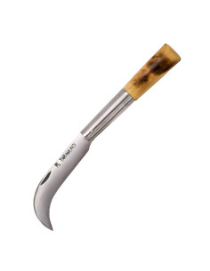 Faca Artesanal Taramundi, ponta curva, buxo (16,5 cm.)