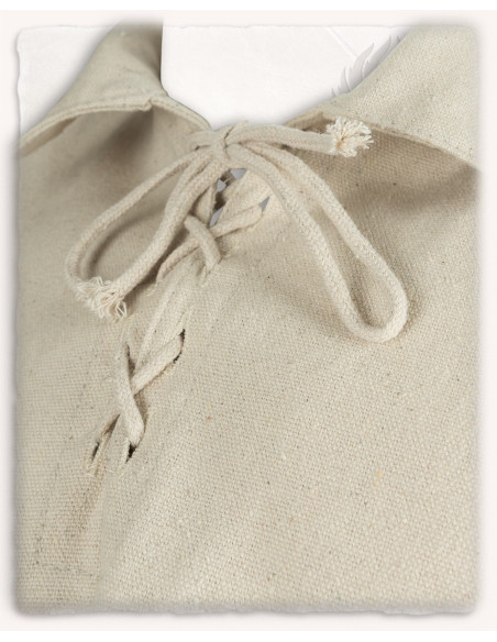 Camisa medieval com laços modelo...