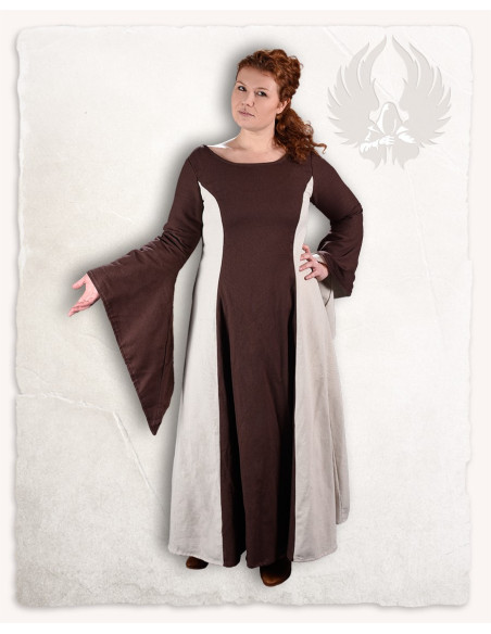 Vestido medieval em algodão modelo...