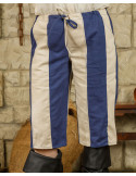 Calça pirata modelo Jack, cor azul creme