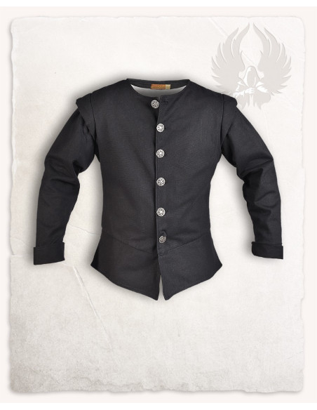 Colete pirata de algodão premium...