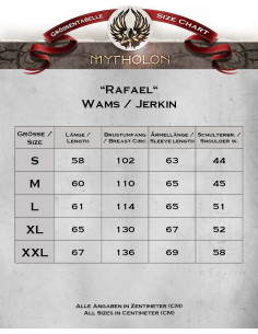 Casaco medieval modelo Rafael, algodão preto 2