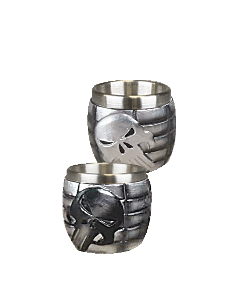 Copo de shot Punisher Skull,...