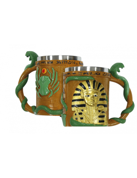 Taça egípcia Tutancâmon, decorativa...