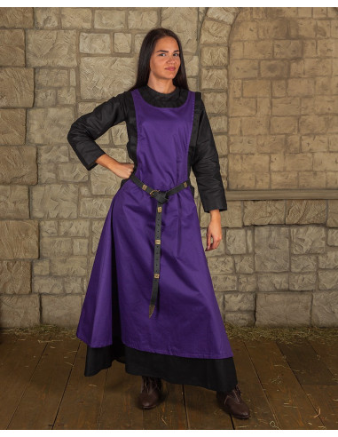 Vestido medieval senhora Juliana, cor lilás