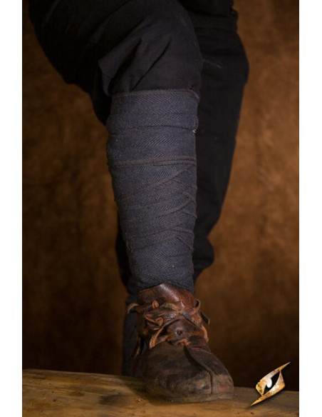 Winingas enroladas vikings, cor Preto...