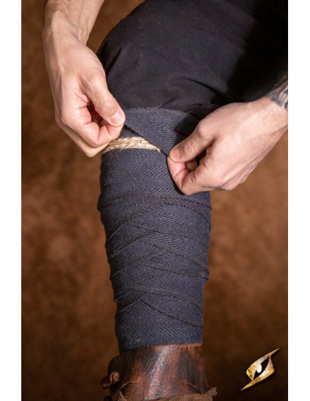 Winingas enroladas vikings, cor Preto...