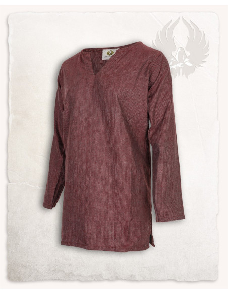 Túnica Viking padrão espinha de peixe...