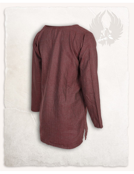 Túnica Viking padrão espinha de peixe...