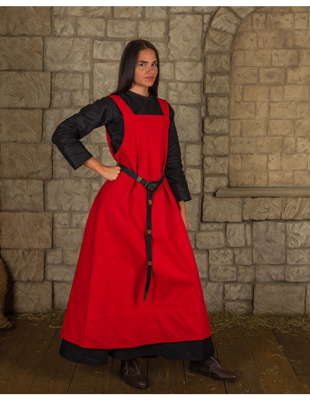 Vestido estilo avental modelo...