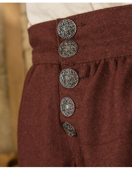 Calça capri de lã Tilly, marrom