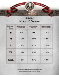 Vestido medieval modelo Uma, cor creme 2