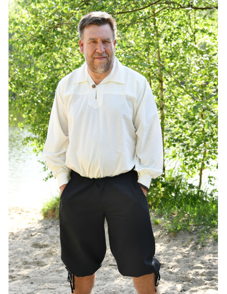 Calça capri com cadarço modelo Jonte,...