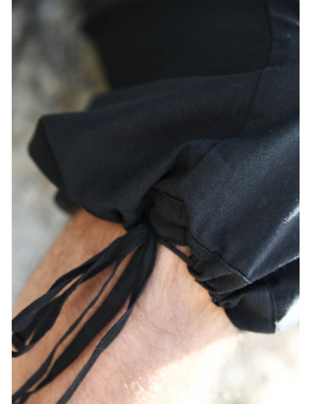 Calça capri com cadarço modelo Jonte,...