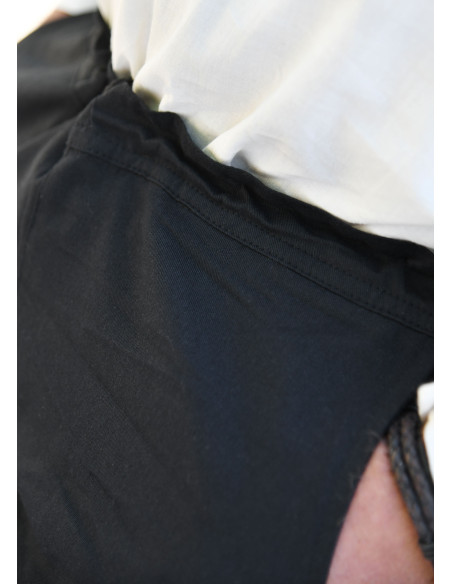 Calça capri com cadarço modelo Jonte,...