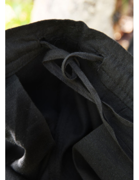 Calça capri com cadarço modelo Jonte,...