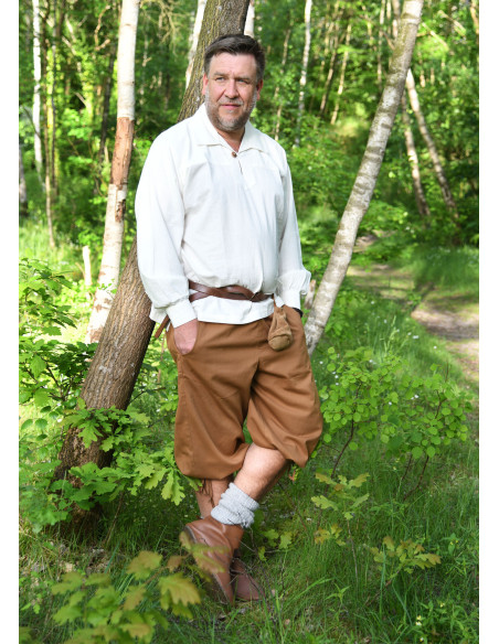 Calça capri com cadarço modelo Jonte,...