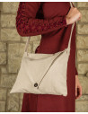 Bolsa de ombro medieval modelo Helbig, cor creme