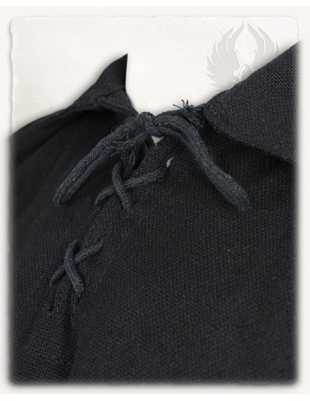 Camisa medieval com laços modelo...