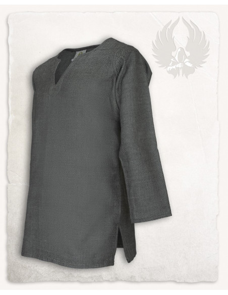 Túnica Viking padrão espinha de peixe...