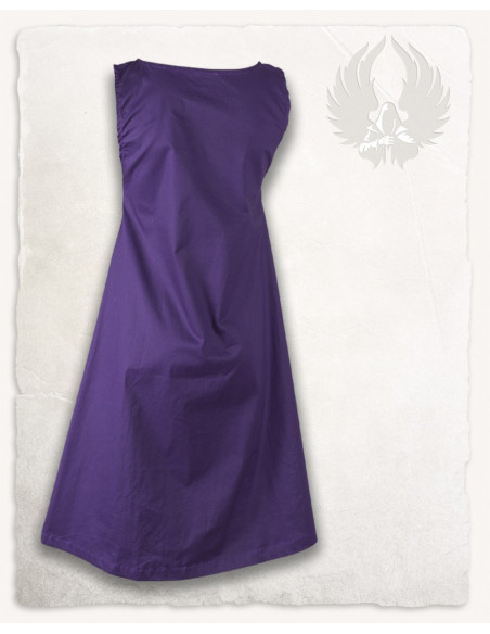 Vestido medieval roxo modelo Leandra