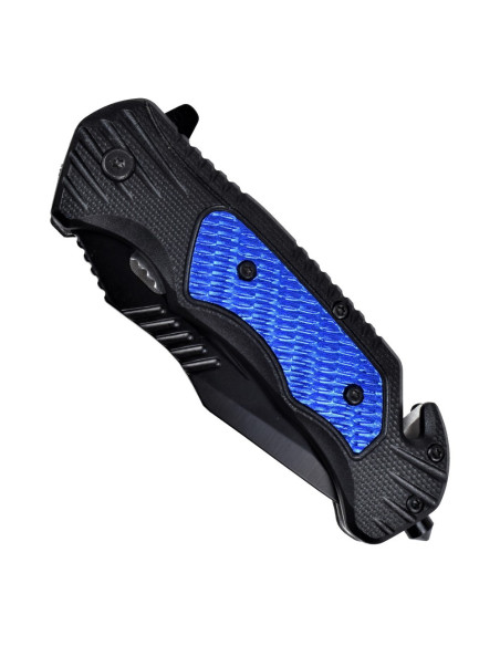 Faca de resgate com abertura...